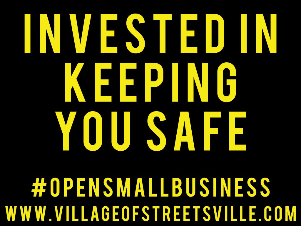 Save Small Business: We Are Invested In Keeping Our Community Safe
