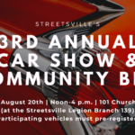 Streetsville's Annual Car Show & Community BBQ