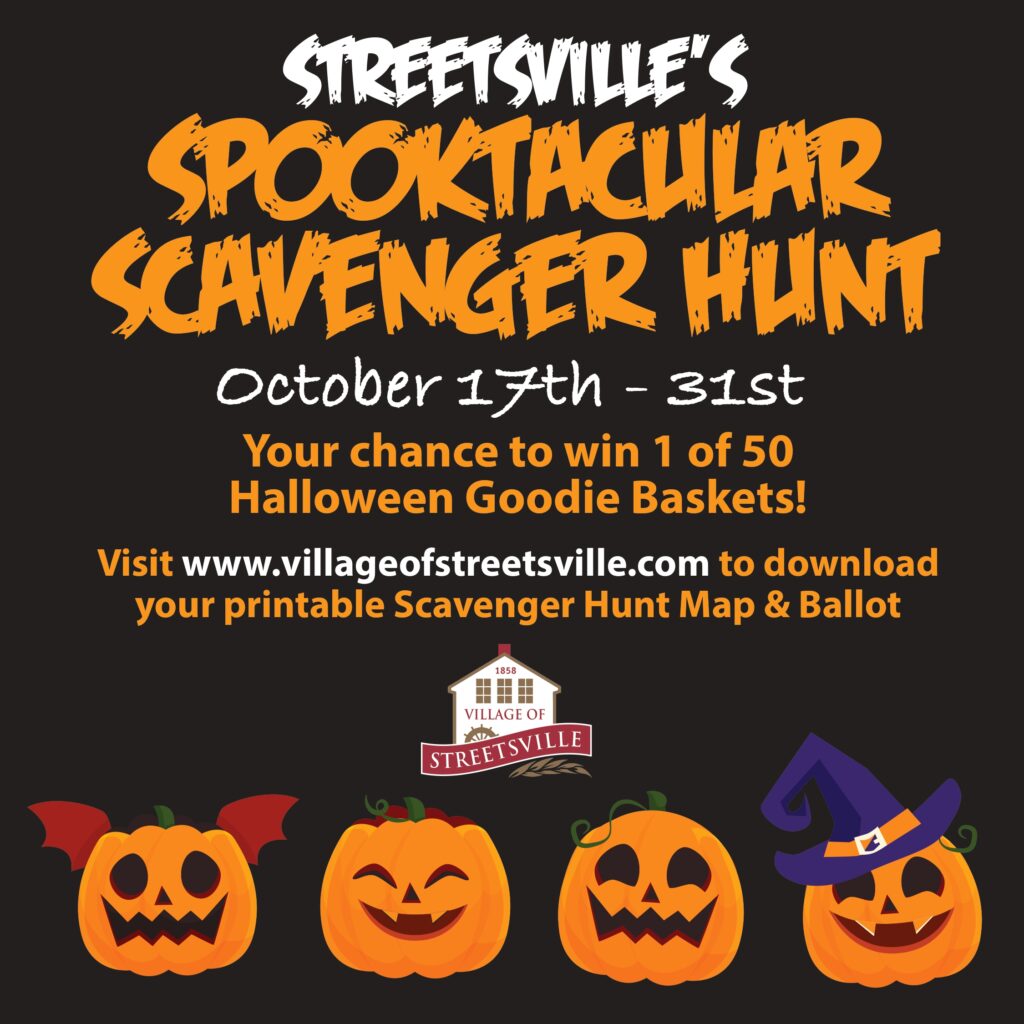 Download Spooktacular Scavenger Hunt Map With Ballot Here