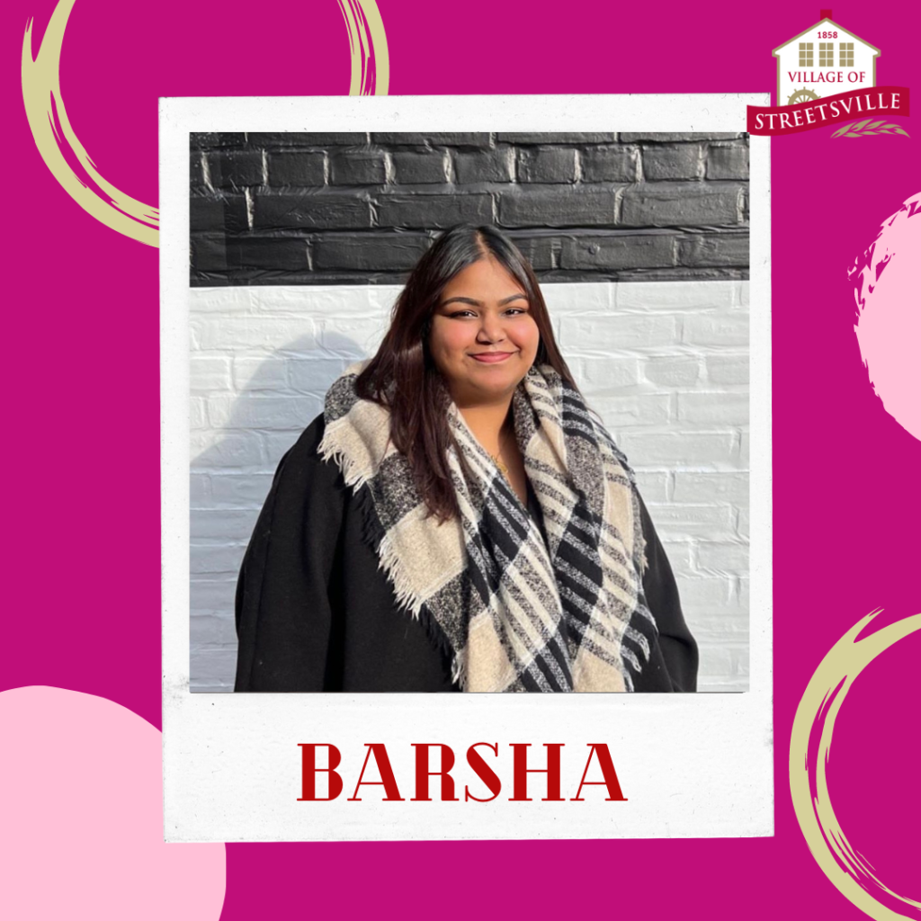 Welcome Barsha, General Manager of The Streetsville BIA